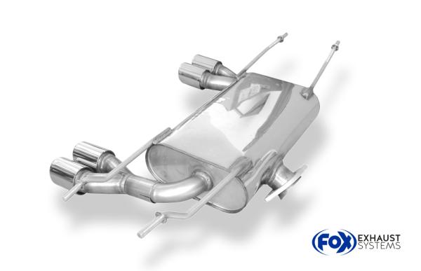 Endschalldämpfer quer Ausgang rechts/links - 2x70 Typ 16 rechts/links passend für: Mazda MX5 ND